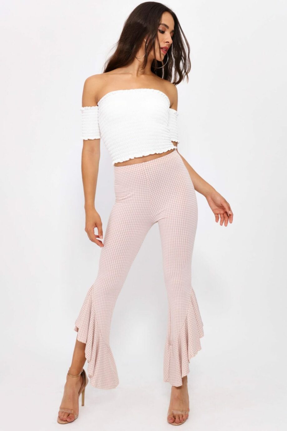 Pink Tartan Trousers - 6 / PINK