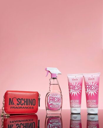 Clear Moschino Pink Fresh Couture Gift Set - OS / WHITE